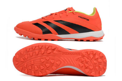 Men's Adidas Predator 24 Elite TF Football Shoes - Red/Black/White