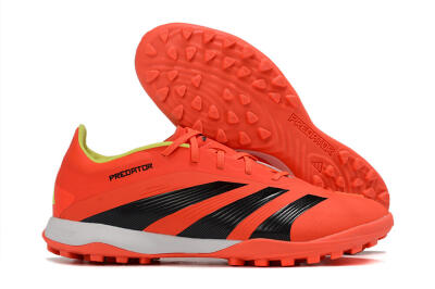 Men's Adidas Predator 24 Elite TF Football Shoes - Red/Black/White