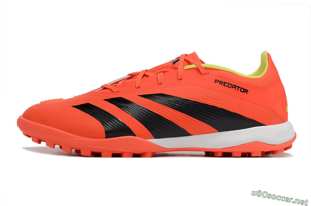 Men's Adidas Predator 24 Elite TF Football Shoes - Red/Black/White 0