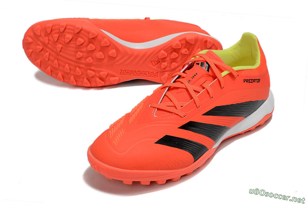 Men's Adidas Predator 24 Elite TF Football Shoes - Red/Black/White 3