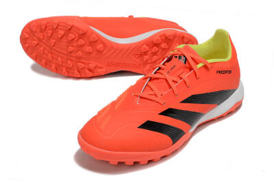 Men's Adidas Predator 24 Elite TF Football Shoes - Red/Black/White