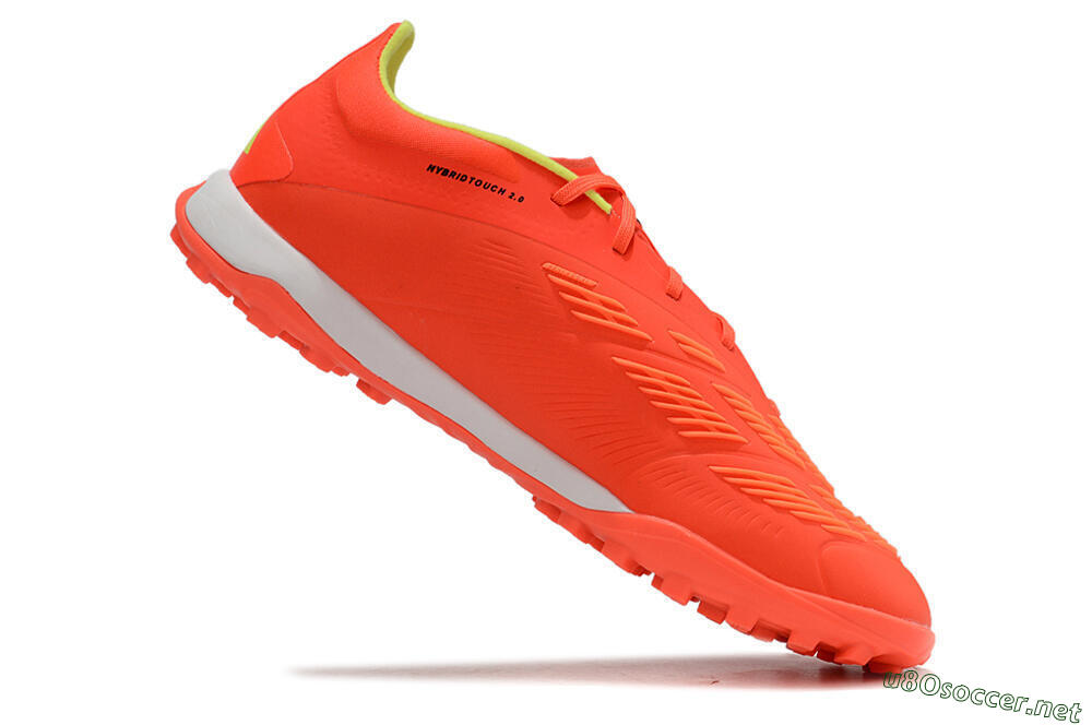 Men's Adidas Predator 24 Elite TF Football Shoes - Red/Black/White 4