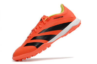 Men's Adidas Predator 24 Elite TF Football Shoes - Red/Black/White
