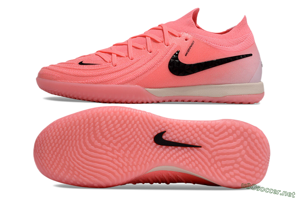 Men's Nike Phantom GX 2 Elite IC Football Shoes - Pink/Black/White 1