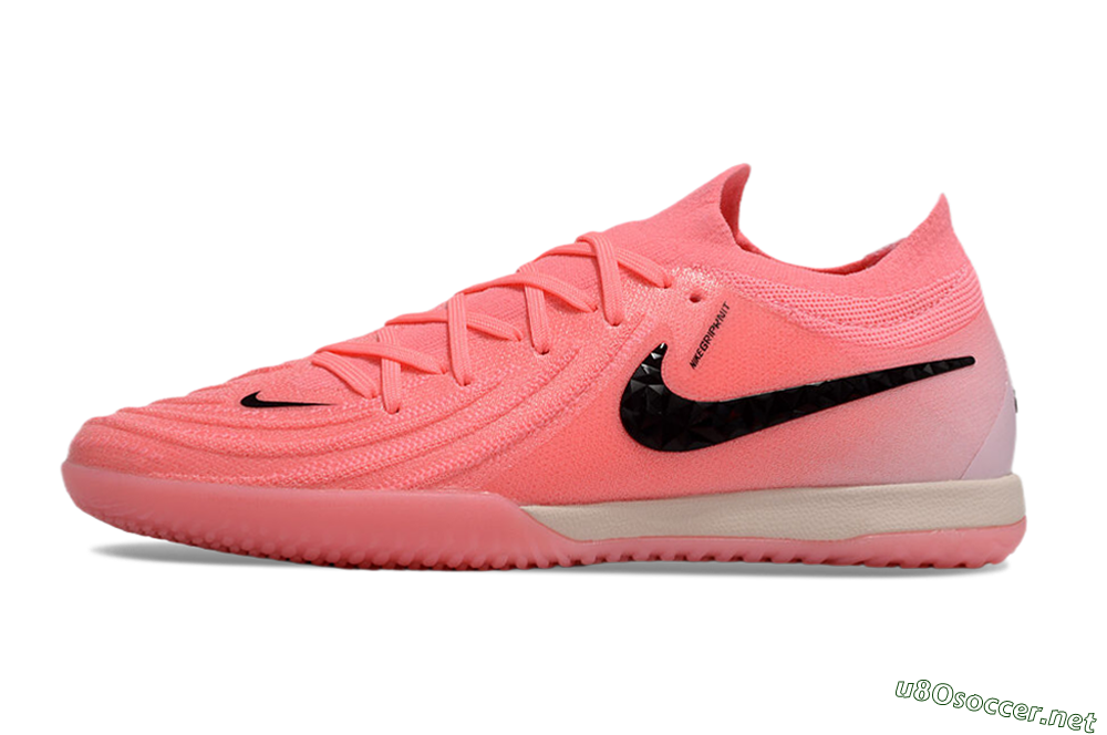 Men's Nike Phantom GX 2 Elite IC Football Shoes - Pink/Black/White 0