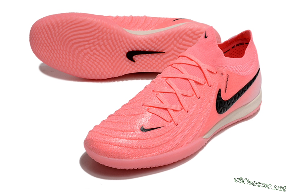 Men's Nike Phantom GX 2 Elite IC Football Shoes - Pink/Black/White 3