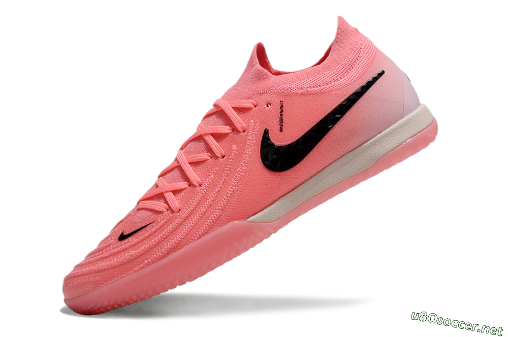 Men's Nike Phantom GX 2 Elite IC Football Shoes - Pink/Black/White 5