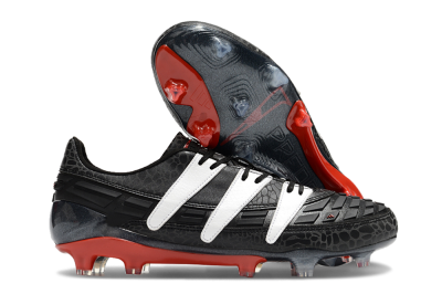 Men's Adidas Predator Accelerator 94 FG Football Boots - Black/White/Red