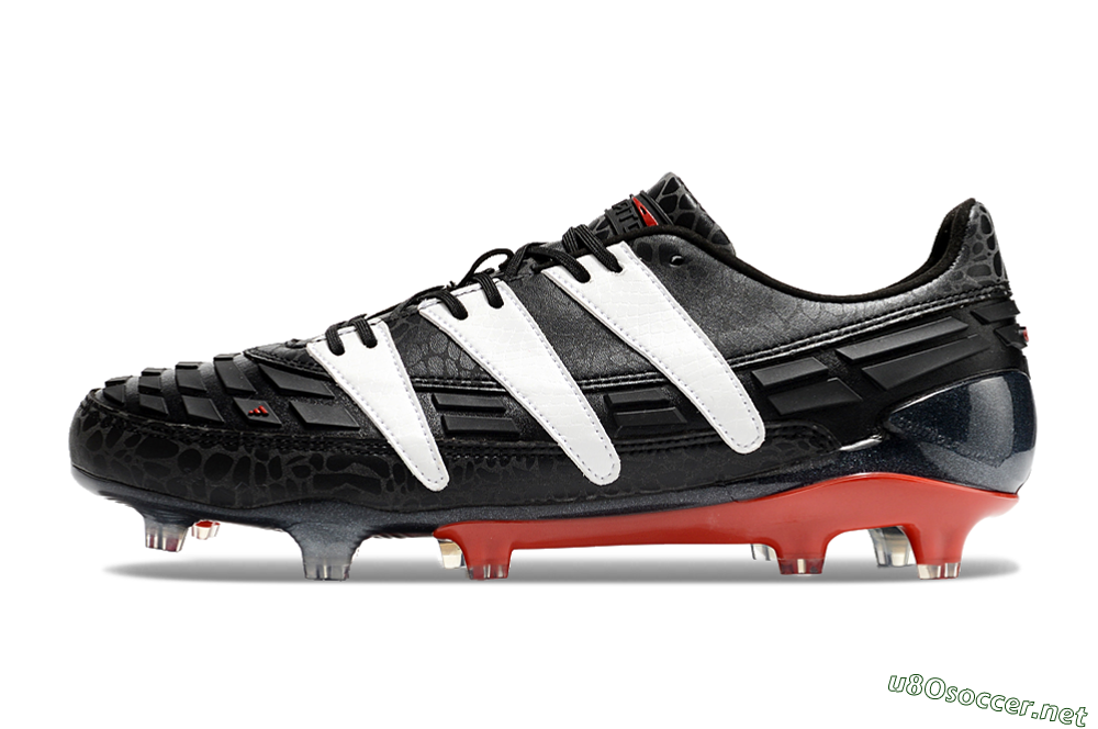 Men's Adidas Predator Accelerator 94 FG Football Boots - Black/White/Red 0