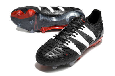 Men's Adidas Predator Accelerator 94 FG Football Boots - Black/White/Red