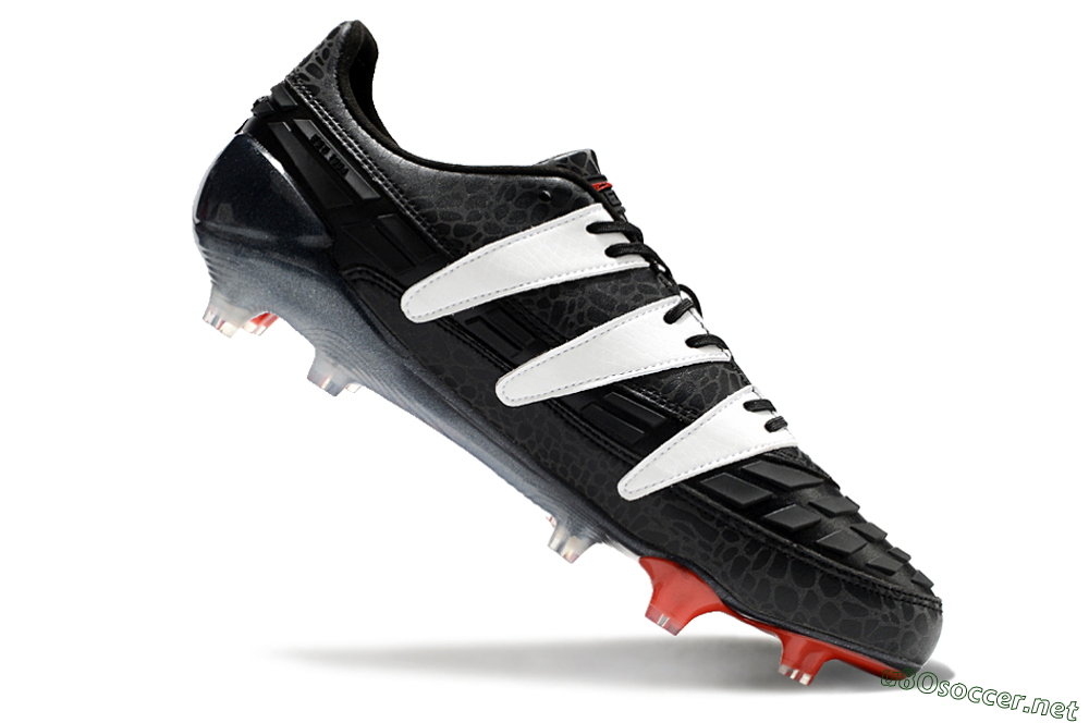 Men's Adidas Predator Accelerator 94 FG Football Boots - Black/White/Red 4