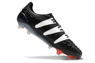 Men's Adidas Predator Accelerator 94 FG Football Boots - Black/White/Red