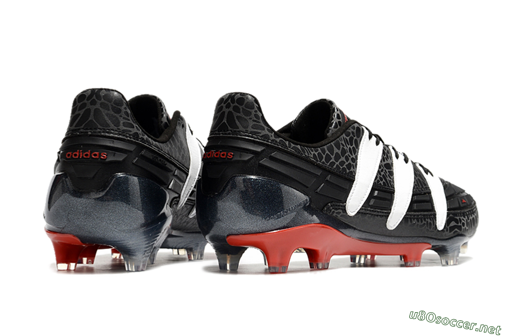 Men's Adidas Predator Accelerator 94 FG Football Boots - Black/White/Red 6