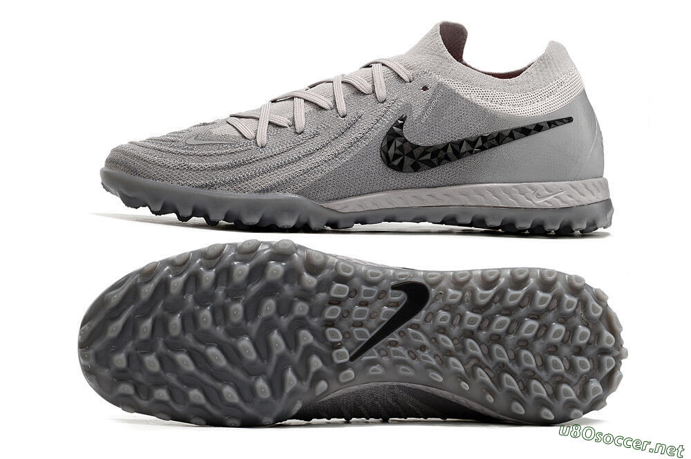 Men's Nike Phantom GX 2 Elite TF Football Shoes - Grey/Black 1