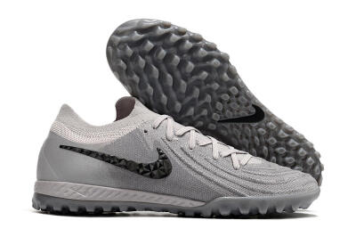 Men's Nike Phantom GX 2 Elite TF Football Shoes - Grey/Black