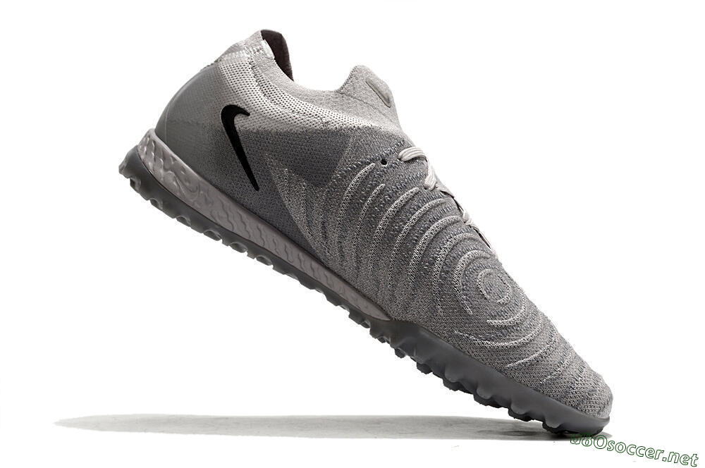 Men's Nike Phantom GX 2 Elite TF Football Shoes - Grey/Black 4