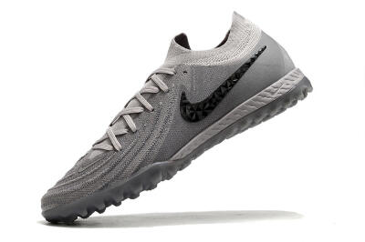 Men's Nike Phantom GX 2 Elite TF Football Shoes - Grey/Black