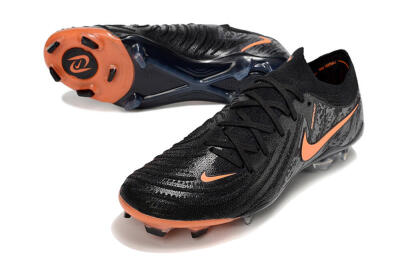 Men's Nike Phantom Luna Elite NU FG Football Boots - Black/Grey/Orange
