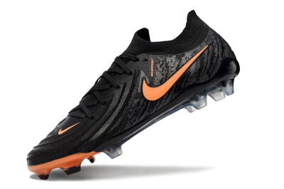 Men's Nike Phantom Luna Elite NU FG Football Boots - Black/Grey/Orange