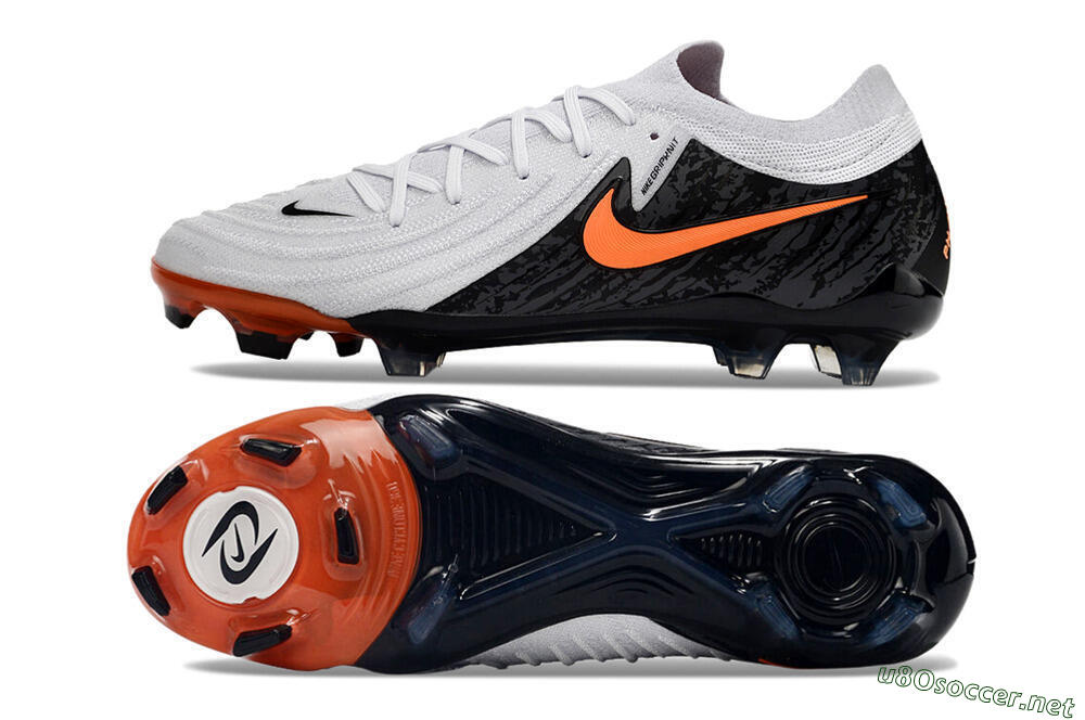 Men's Nike Phantom Luna Elite NU FG Football Boots - White/Black/Red 1