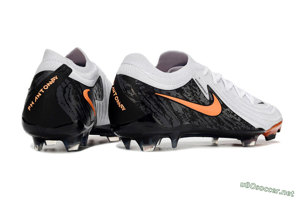 Men's Nike Phantom Luna Elite NU FG Football Boots - White/Black/Red 6