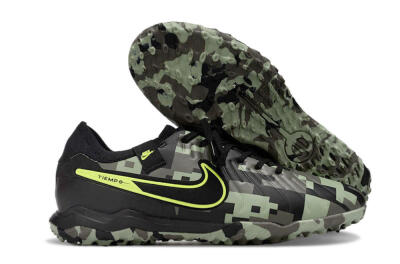 Men's Nike Tiempo Legend 10 Pro TF Football Shoes - Camo/Black/Yellow