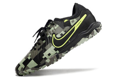 Men's Nike Tiempo Legend 10 Pro TF Football Shoes - Camo/Black/Yellow