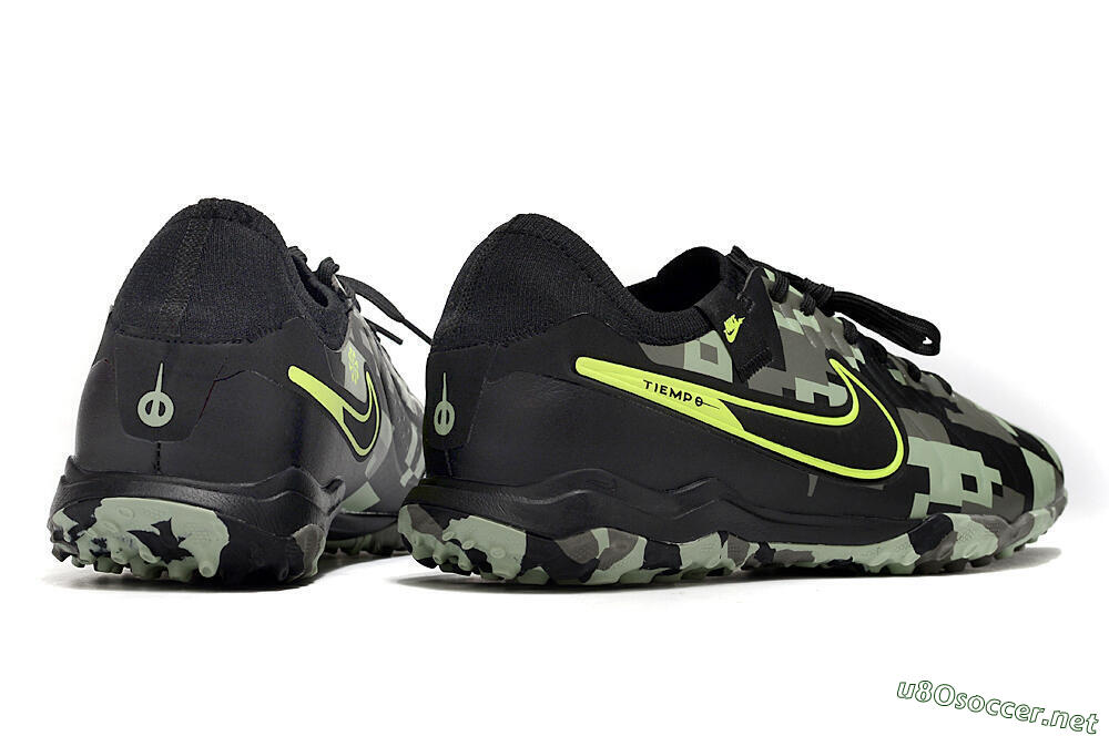 Men's Nike Tiempo Legend 10 Pro TF Football Shoes - Camo/Black/Yellow 6