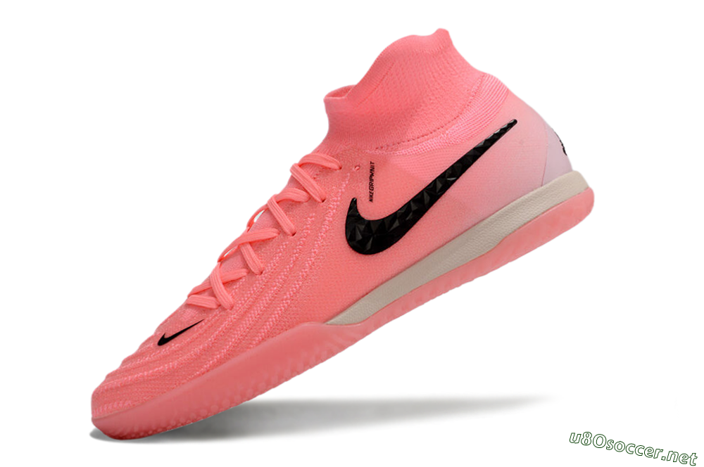 Men's Nike Phantom Luna Elite NU IC Football Shoes - Pink/Black/White 5