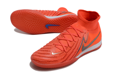Men's Nike Phantom Luna Elite NU IC Football Shoes - Red/Silver/White