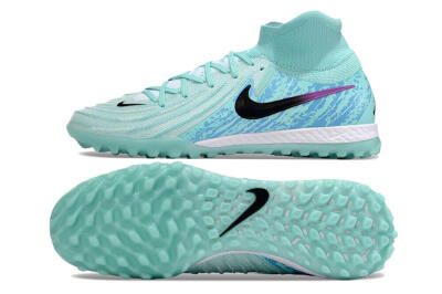 Men's Nike Phantom Luna Elite NU TF Football Shoes - Jade/Blue/Black