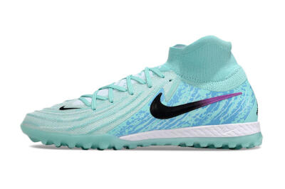 Men's Nike Phantom Luna Elite NU TF Football Shoes - Jade/Blue/Black
