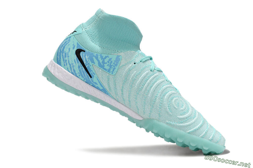 Men's Nike Phantom Luna Elite NU TF Football Shoes - Jade/Blue/Black 4