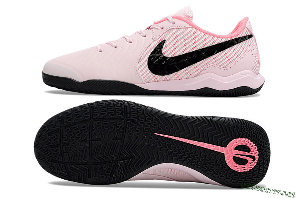 Men's Nike Tiempo Legend 10 Academy IC Football Shoes - Pink/Black 1