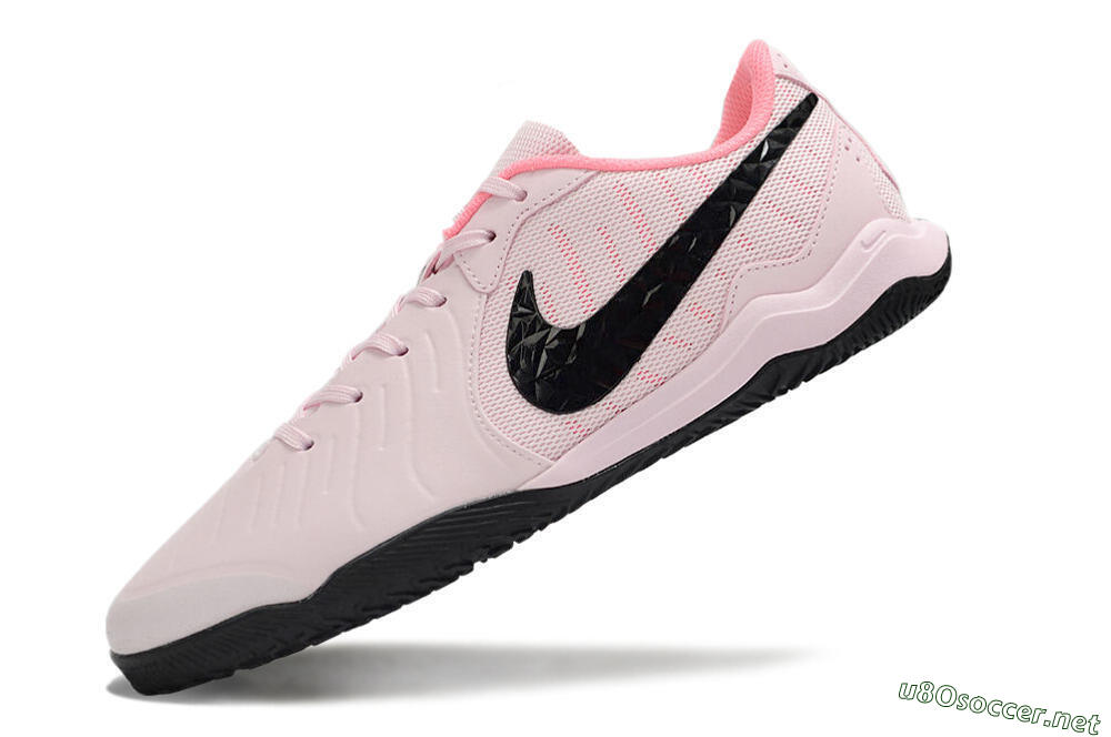 Men's Nike Tiempo Legend 10 Academy IC Football Shoes - Pink/Black 5