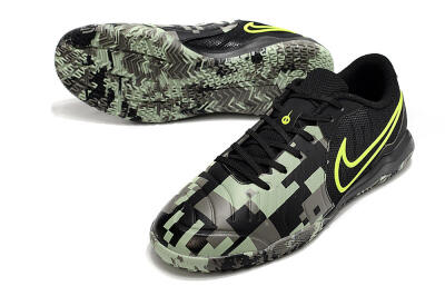 Men's Nike Tiempo Legend 10 Academy IC Football Shoes - Camo/Black/Yellow