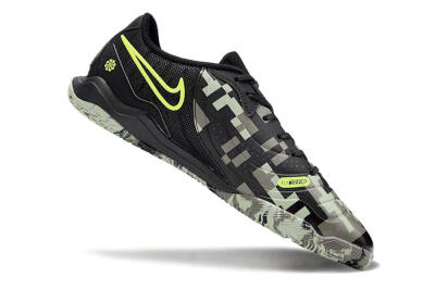 Men's Nike Tiempo Legend 10 Academy IC Football Shoes - Camo/Black/Yellow