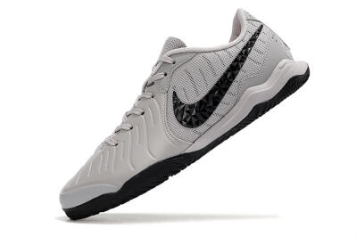 Men's Nike Tiempo Legend 10 Academy IC Football Shoes - Grey/Black/Pink
