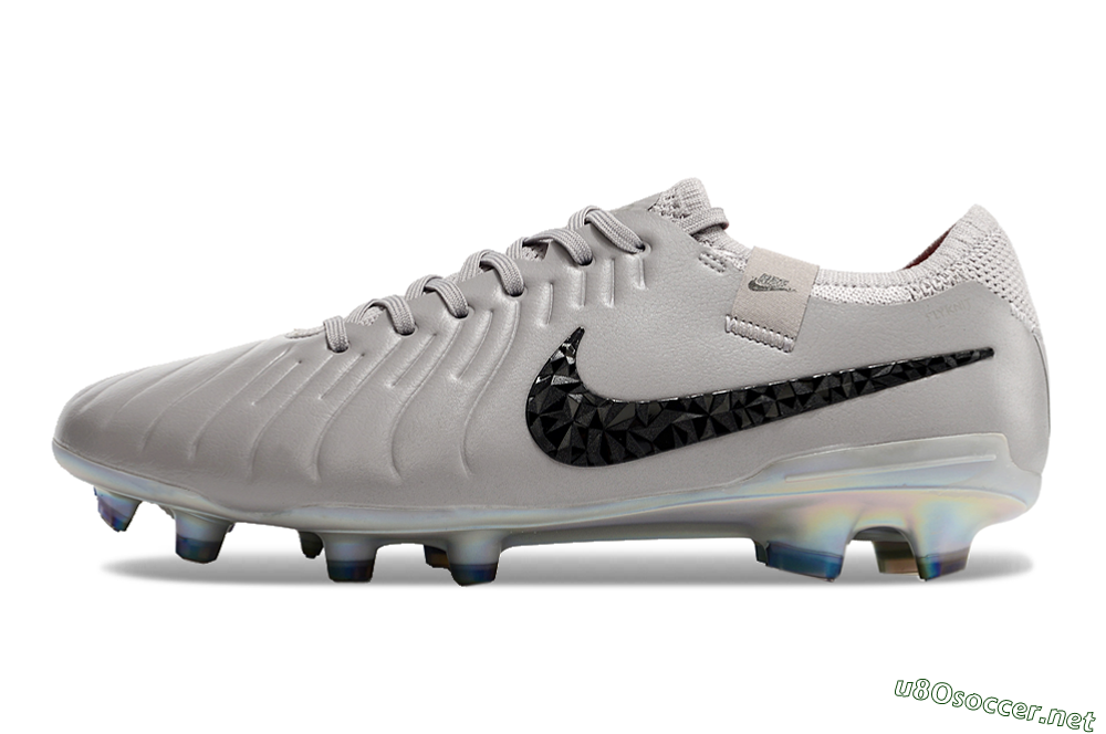 Men's Nike Tiempo Legend 10 Elite FG Football Boots - Grey/Black/Gold 0