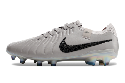Men's Nike Tiempo Legend 10 Elite FG Football Boots - Grey/Black/Gold