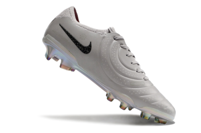 Men's Nike Tiempo Legend 10 Elite FG Football Boots - Grey/Black/Gold