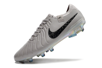 Men's Nike Tiempo Legend 10 Elite FG Football Boots - Grey/Black/Gold