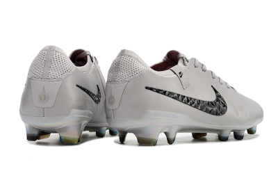 Men's Nike Tiempo Legend 10 Elite FG Football Boots - Grey/Black/Gold