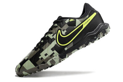 Men's Nike Tiempo Legend 10 Academy TF Football Shoes - Camo/Yellow