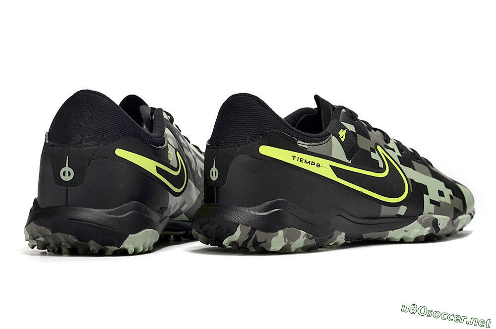 Men's Nike Tiempo Legend 10 Academy TF Football Shoes - Camo/Yellow 6