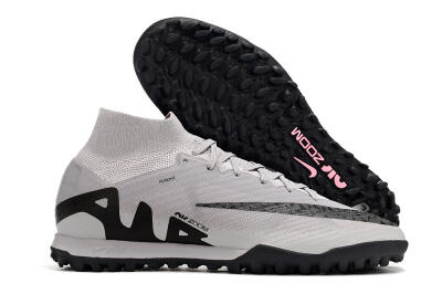 Men's Nike Air Zoom Mercurial Superfly 9 Elite TF Football Shoes - Grey/Black/Pink