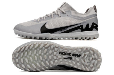 Men's Nike Air Zoom Mercurial Vapor 15 Pro TF Football Shoes - Grey/Black