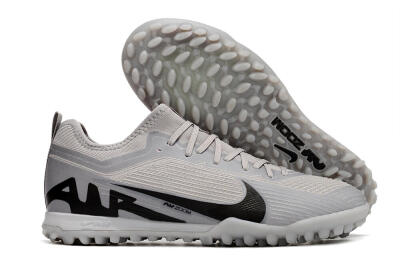 Men's Nike Air Zoom Mercurial Vapor 15 Pro TF Football Shoes - Grey/Black