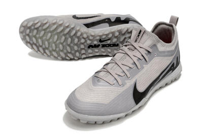 Men's Nike Air Zoom Mercurial Vapor 15 Pro TF Football Shoes - Grey/Black