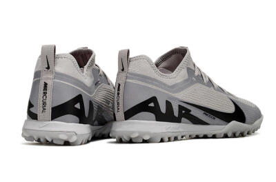 Men's Nike Air Zoom Mercurial Vapor 15 Pro TF Football Shoes - Grey/Black